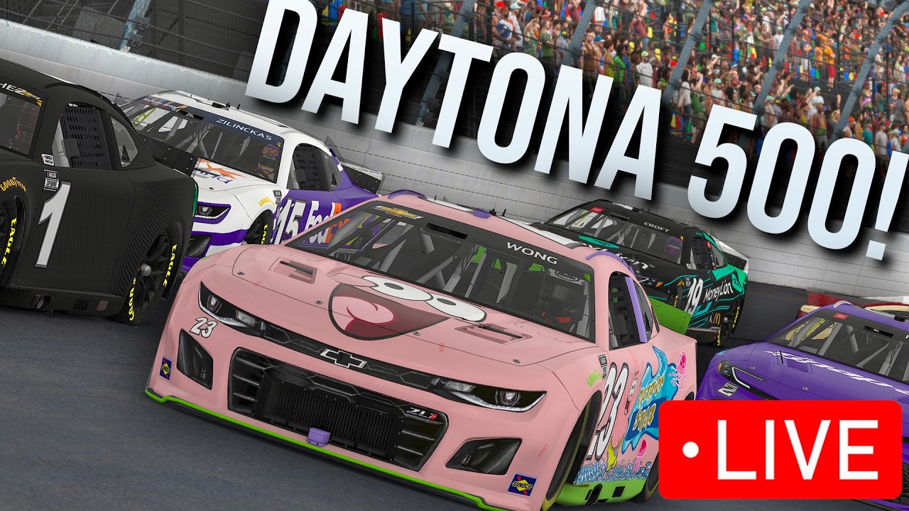 Daytona 500 (iRacing) - Attempt 2 Vertical Stream