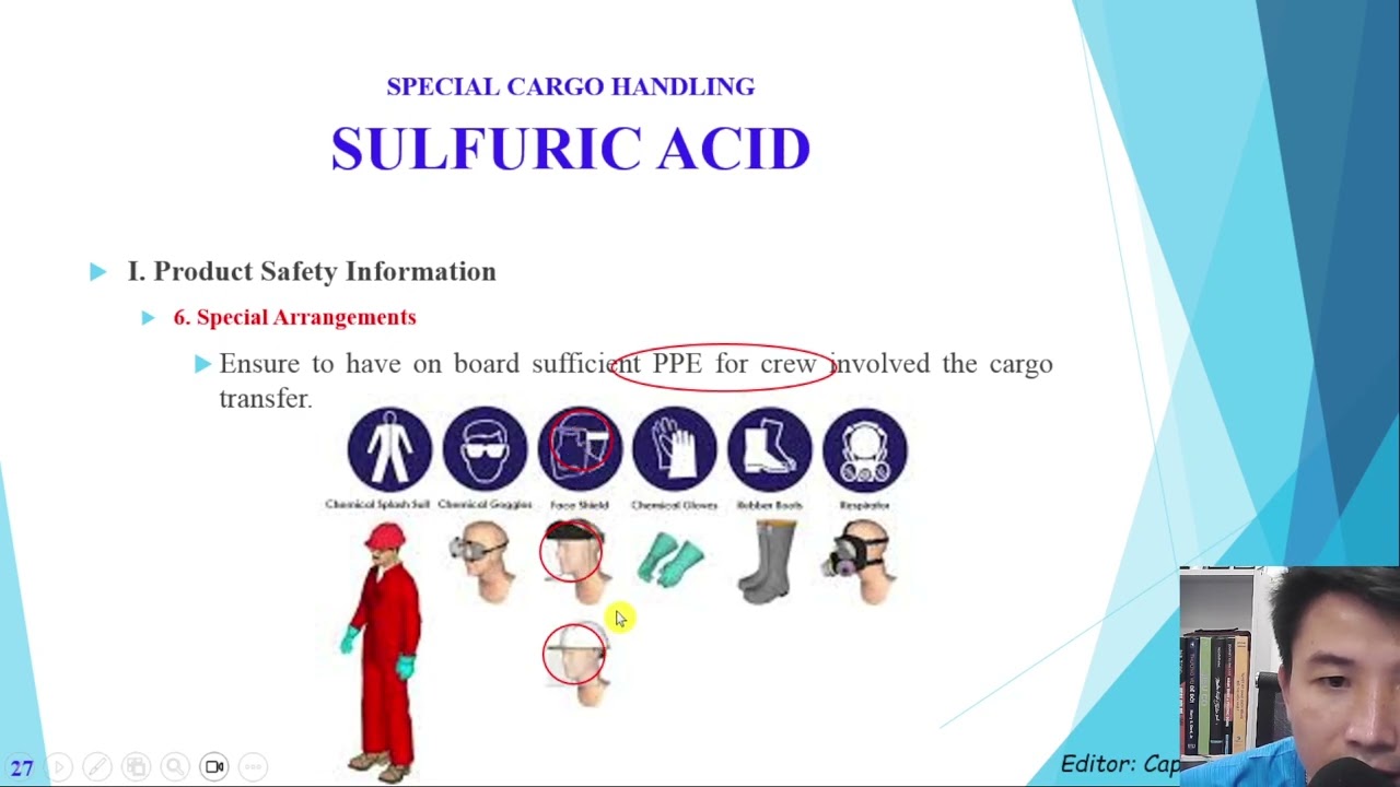 SULFURIC ACID - DANGEROUS CARGO HANDLING ON CHEMICAL TANKER