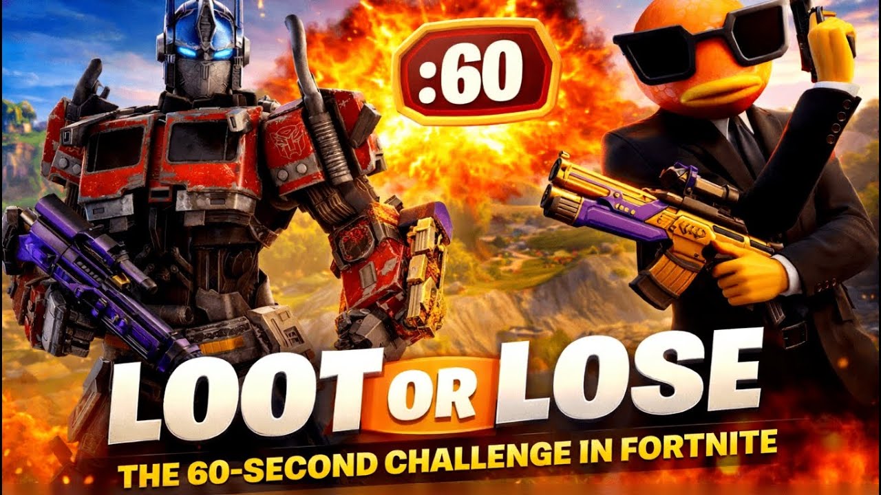 Loot or Lose: The 60-Second Challenge in Fortnite