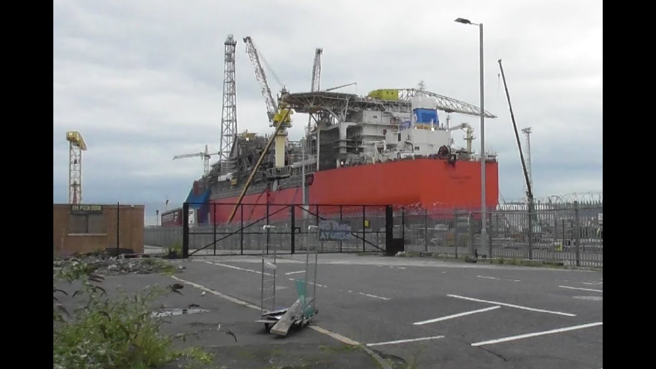 SeaRose FPSO Gets a Refit in Belfast Docks August 2024