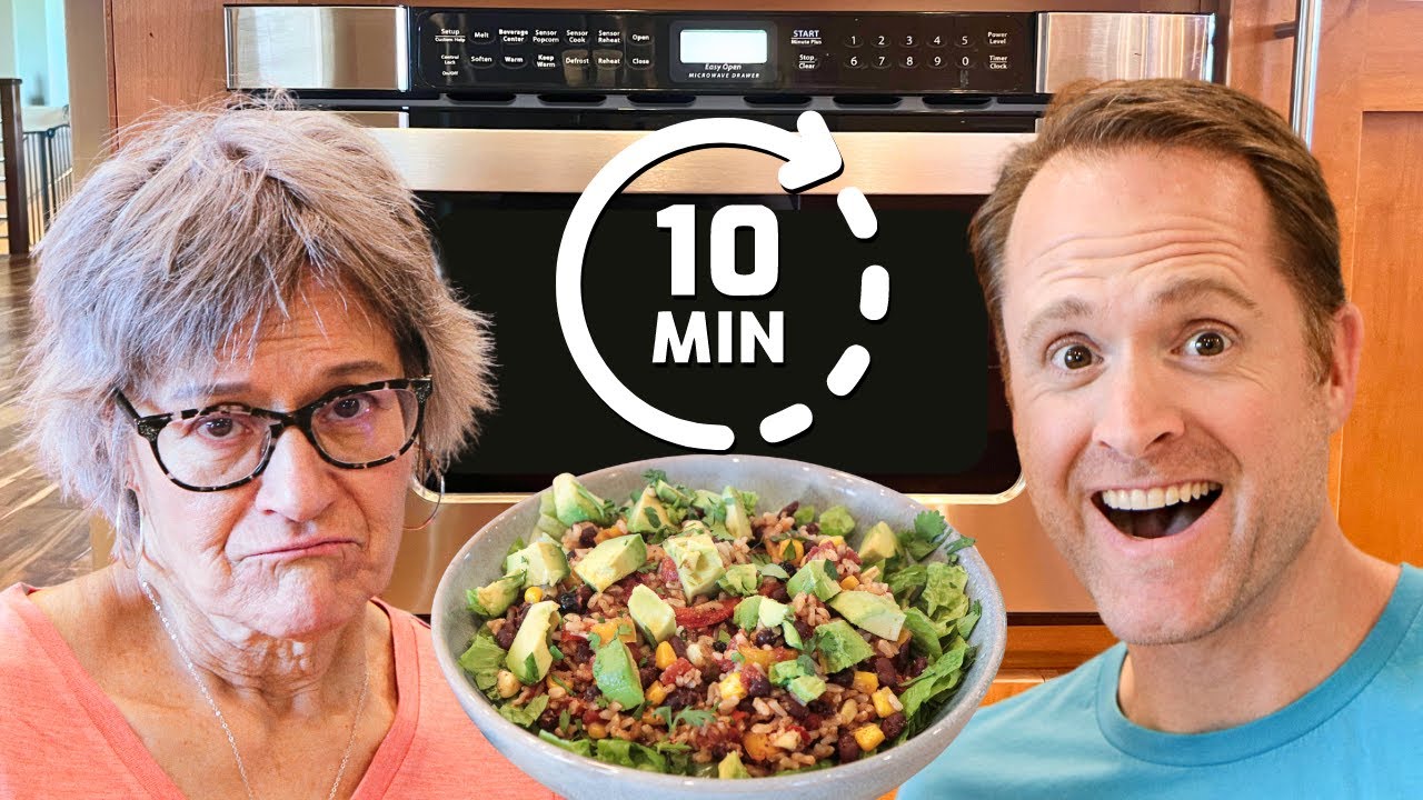 MOM RATES My Healthy 10 Minute Microwave Meals WFPB