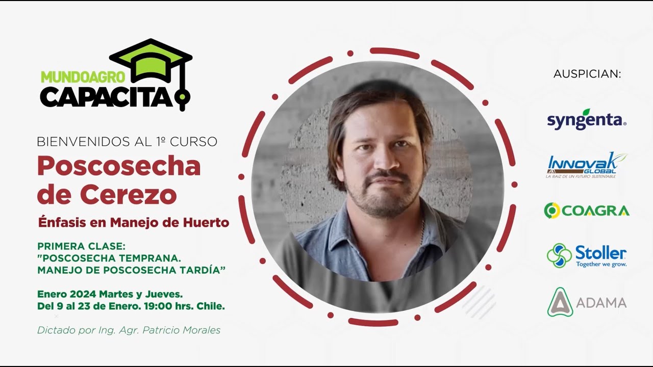 ¡Revive la Primera Clase del Curso Poscosecha de cerezo: Énfasis en Manejo de Huerto!🍒