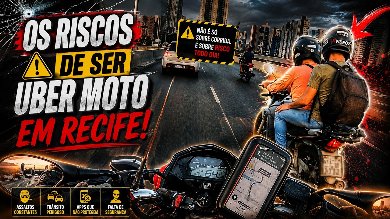 RISCO E RECOMPENSA  COMO É SER UBER MOTO EM RECIFE ?  #99pop #uber #indriver