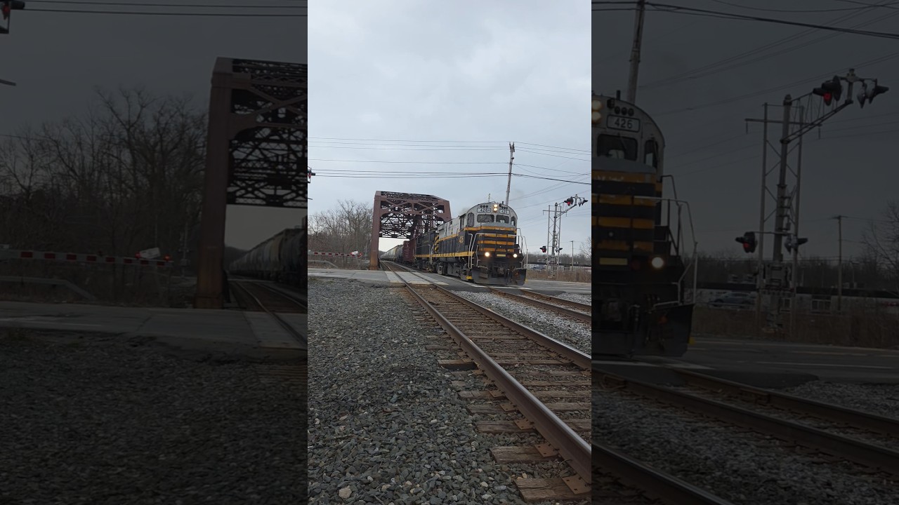After Work Road Train, LA&L 426 Going Over The Genesee River!
