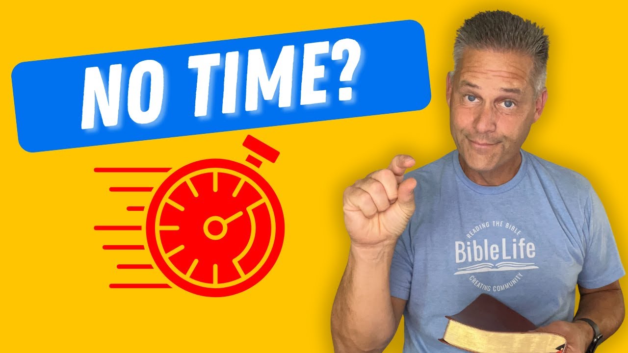 How to Make Time for Bible Study