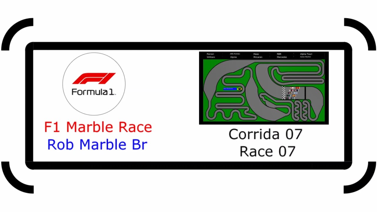 Marble Race - Formula 1 - Corrida 07/Race 07