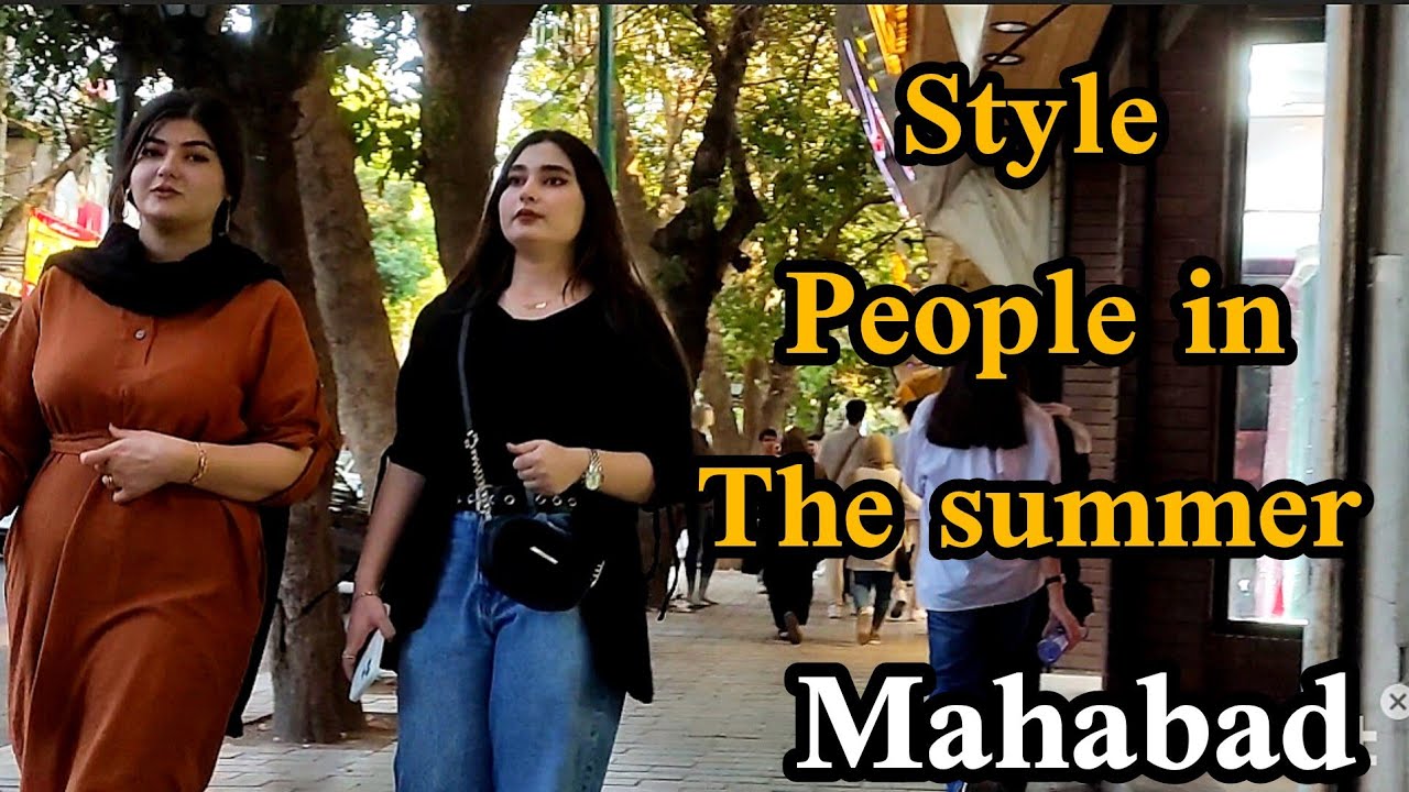 Hot summer Days in Mahabad cities beautiful city in IRAN
