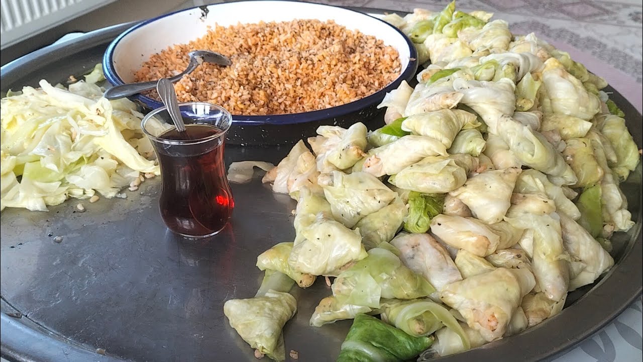 ZEHRA YENGEMİN LAHANASINDAN POŞET POŞET SARMA YAPTIM DONDURUCUYA KOY BİR SENE YE👍