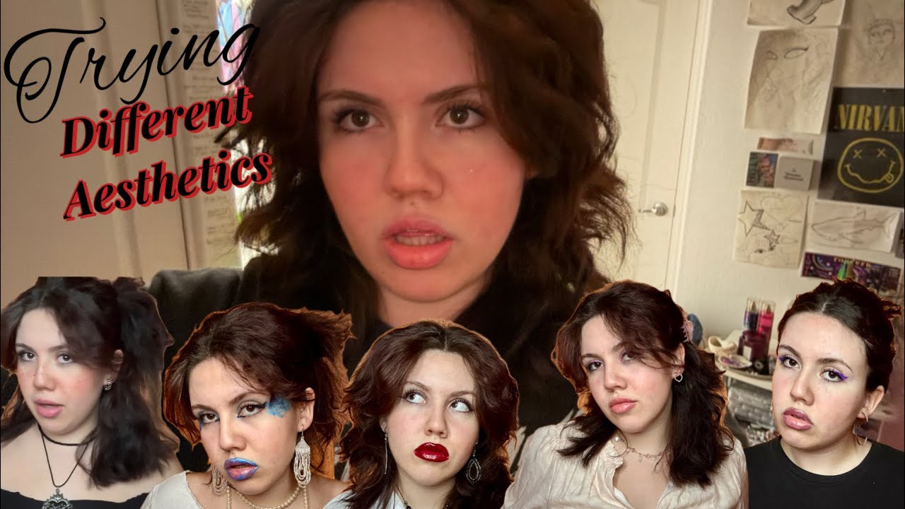 Trying FIVE More Different Makeup Aesthetics!