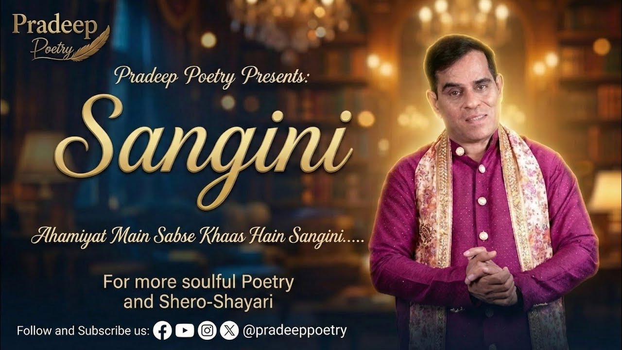 संगिनी ❤️ जिंदगी की खूबसूरत सच्चाई | Heart Touching Poetry । हर पति सुने ये कविता @pradeeppoetry 