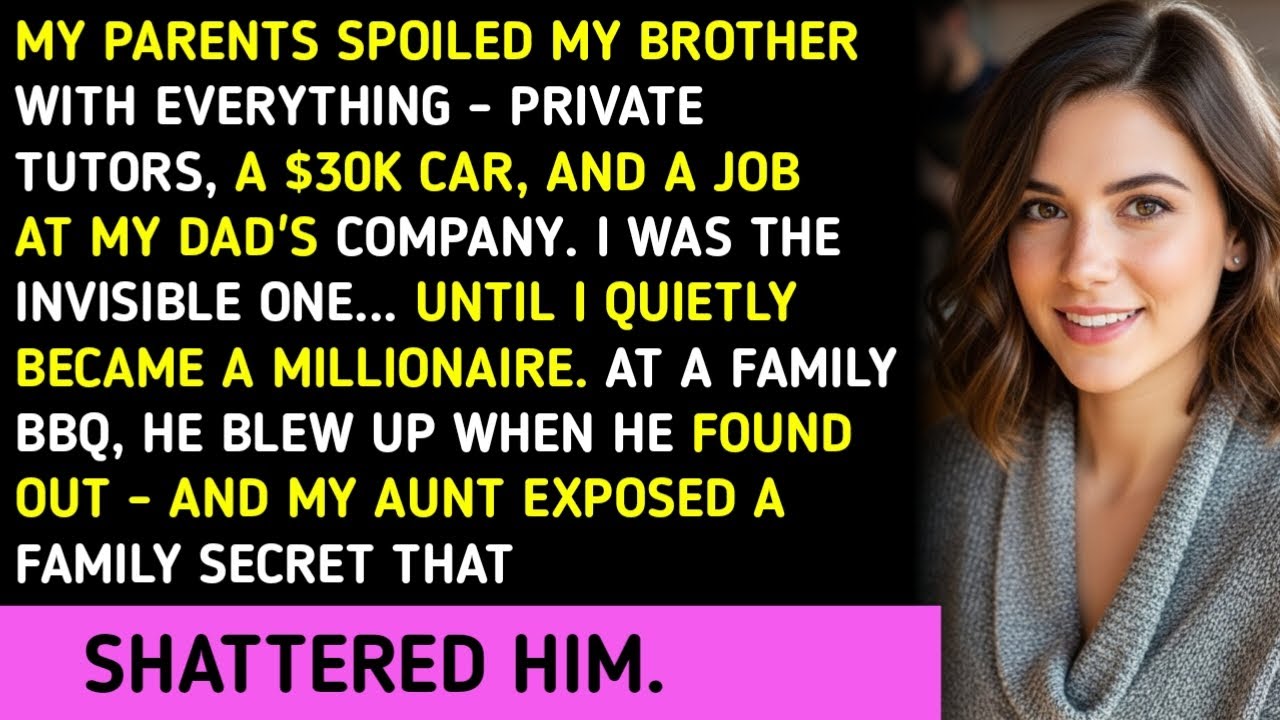 My Parents Spoiled My Brother With Everything - Private Tutors, A $30K Car, And A Job At My Dad's Co
