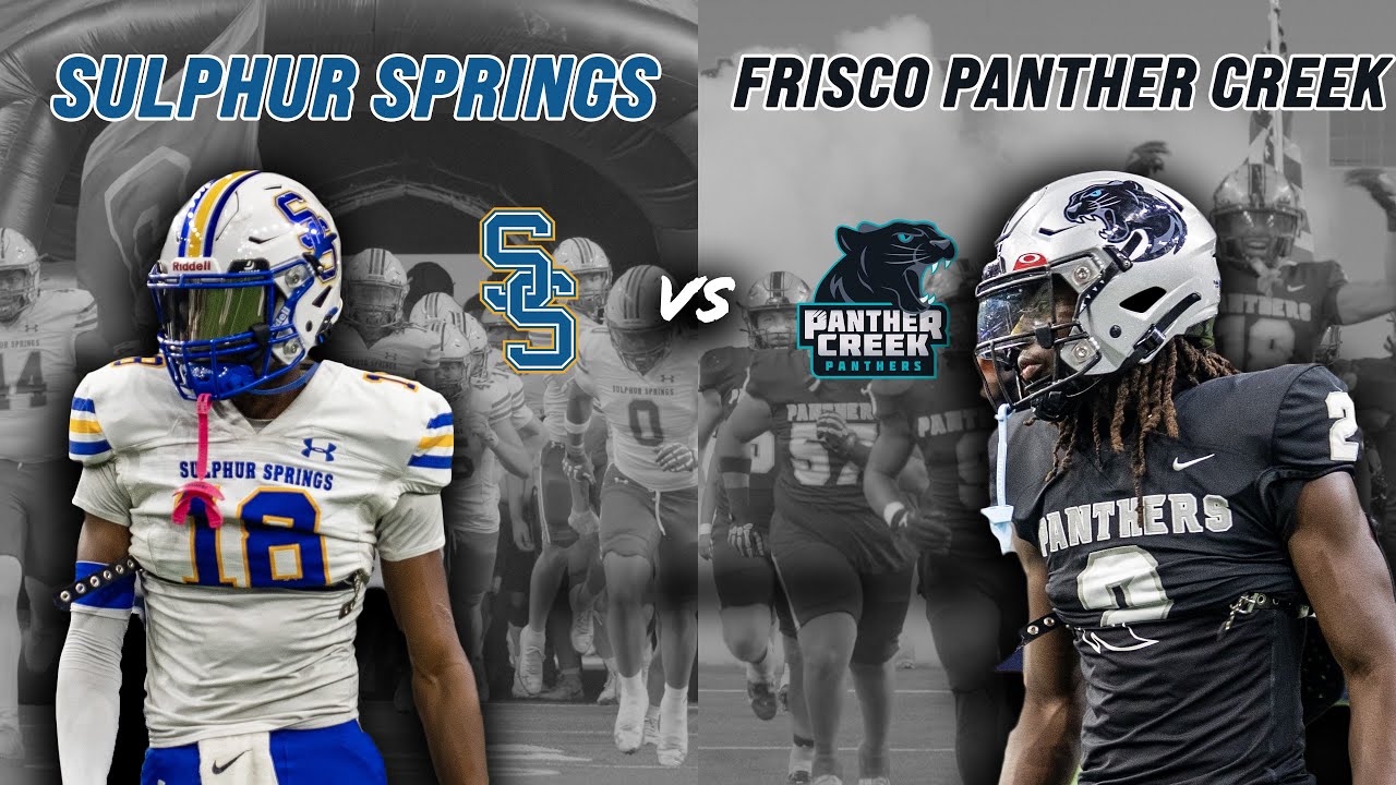 #10 Sulphur Springs vs #6 Frisco Panther Creek 4A DI TOP 10 DISTRICT FINALE SHOOTOUT #txhsfb