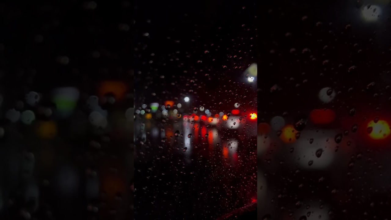 Rainy Night Drive: Relaxing Ambience#rainydrive #nightdrive #rainynight #citylights