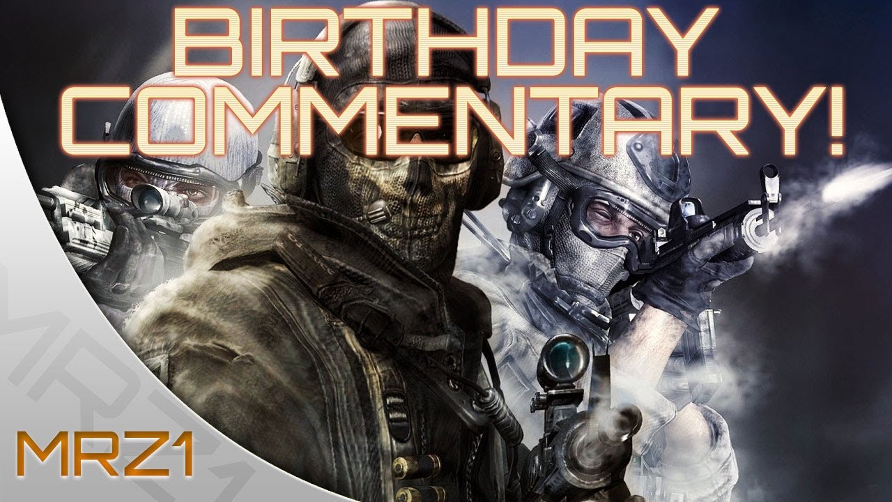 MrZ1's Birthday! Flying a plane? Call of duty Ghosts Gameplay!