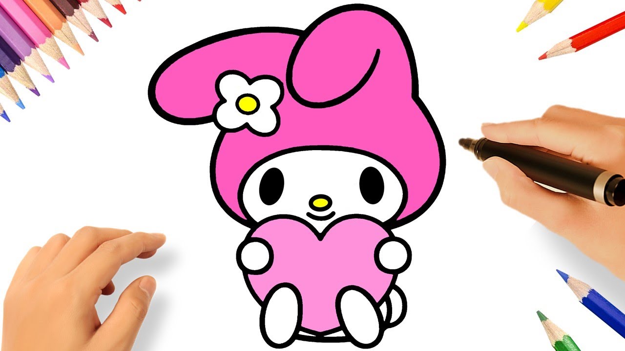 CÓMO DIBUJAR A MY MELODY 🐰🎀