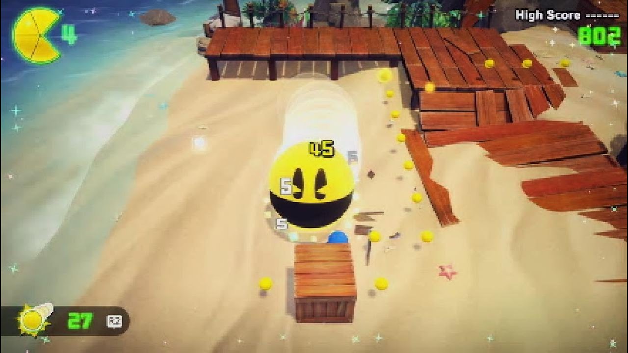Pac-Man World Re-Pac (PS5) Buccaneer Beach (100%)