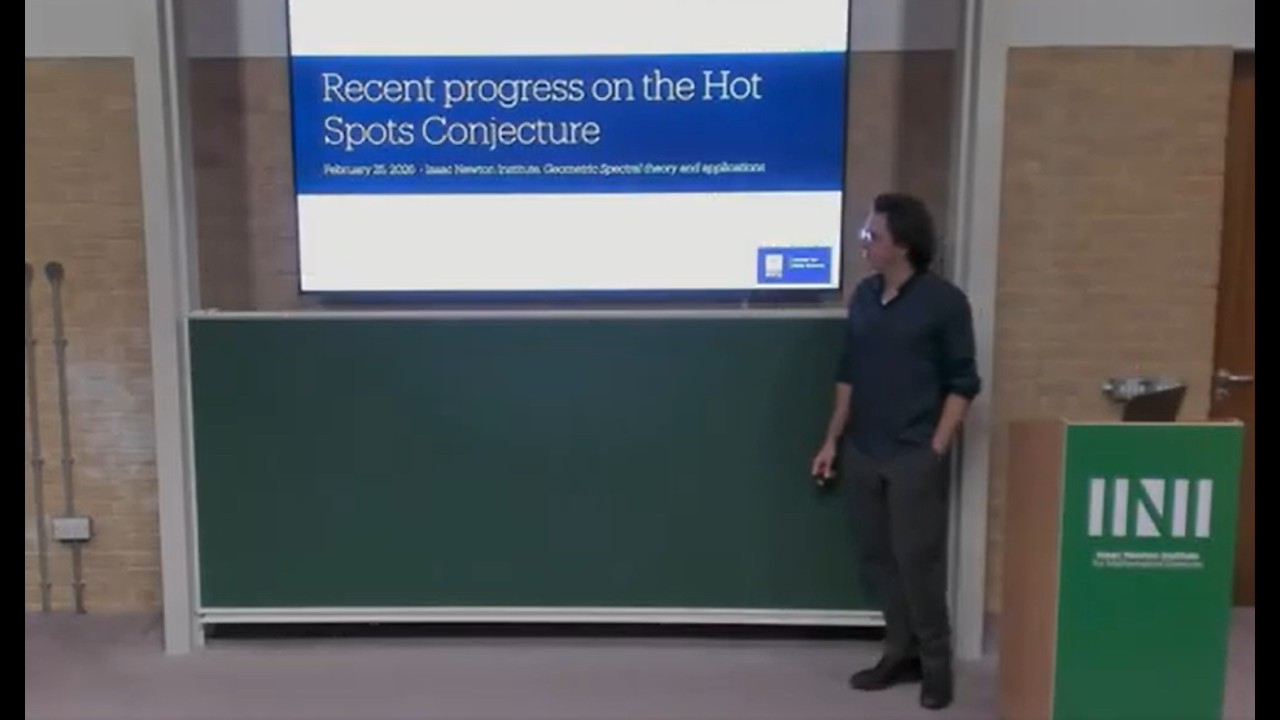 Dr. Jaume de Dios Pont | Recent Progress in the Hot Spots Conjecture