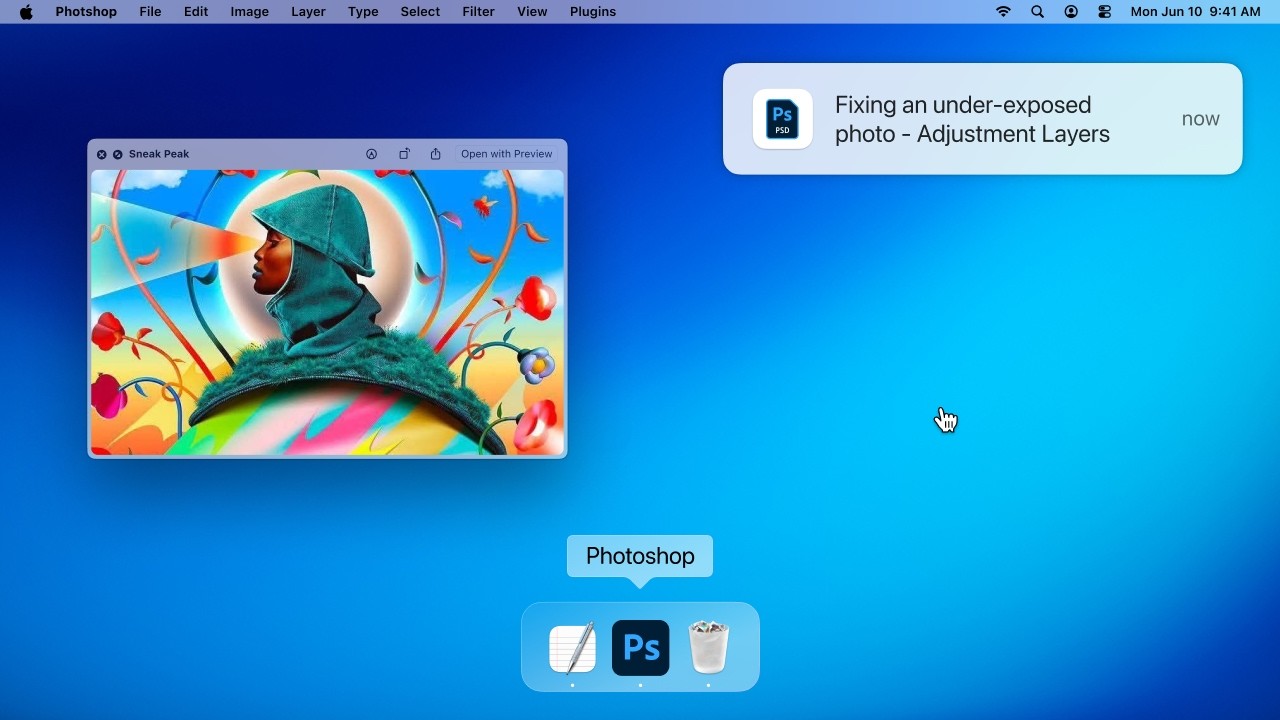 TUT adjustment layers