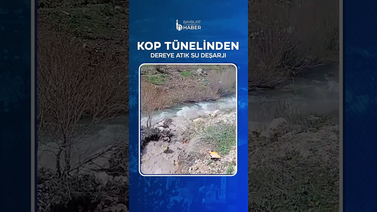Kop T&uuml;neli İnşaatından Dereye Karışanatık Su K&ouml;yl&uuml;leri Mağdur Ediyor!