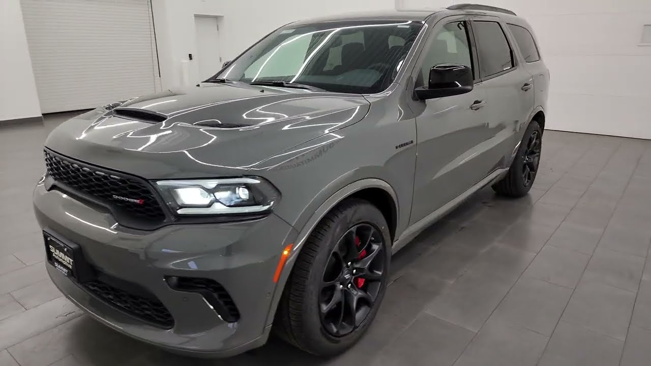 BRAND NEW 2023 DODGE DURANGO R/T TOW AND GO DESTROYER GRAY FULL 4K WALKAROUND 23T144