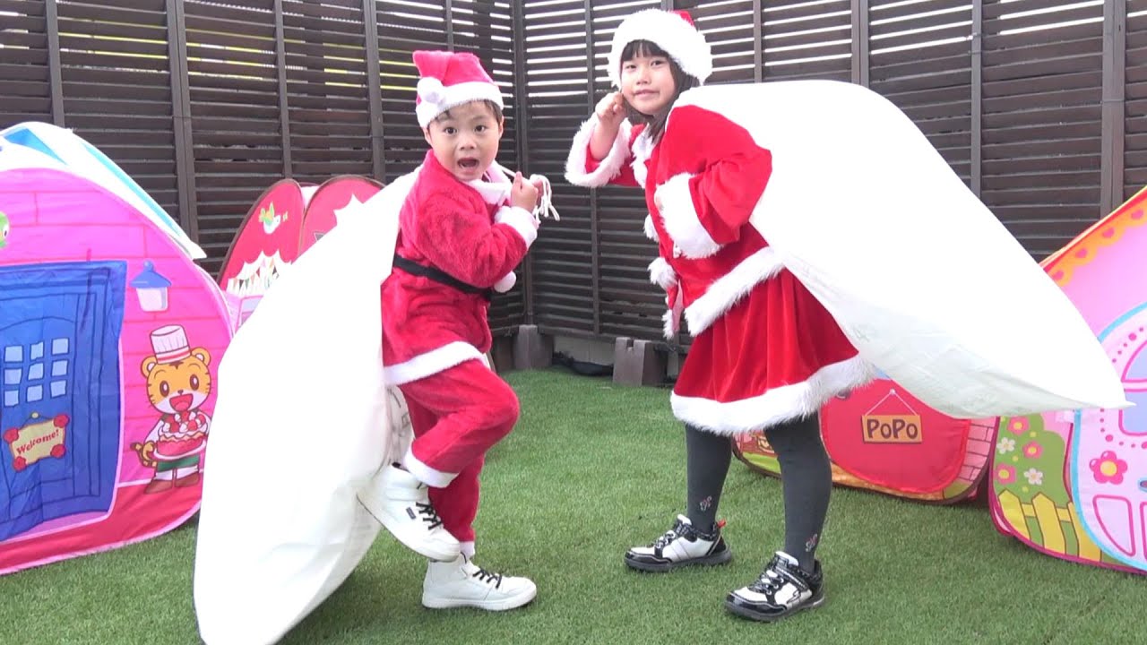 クリスマスにプレゼントを届けるゾ!! Santa Claus training Christmas