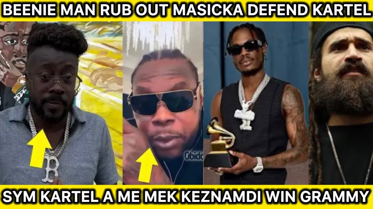 Beenieman RUB OUT Keznamdi and defend vybz kartel masicka get trick MC NUFFY reacts 