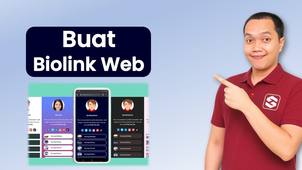 Cara Membuat BioLink di Wordpress