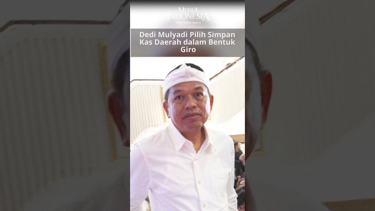 Dedi Mulyadi Pilih Simpan Kas Daerah dalam Bentuk Giro