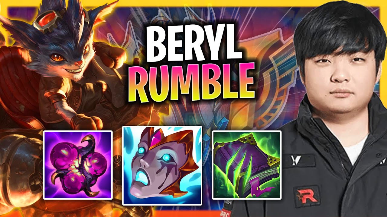 BERYL IS SO CLEAN WITH RUMBLE SUPPORT! | KT Beryl Plays Rumble Support vs Kennen!  Season 2024