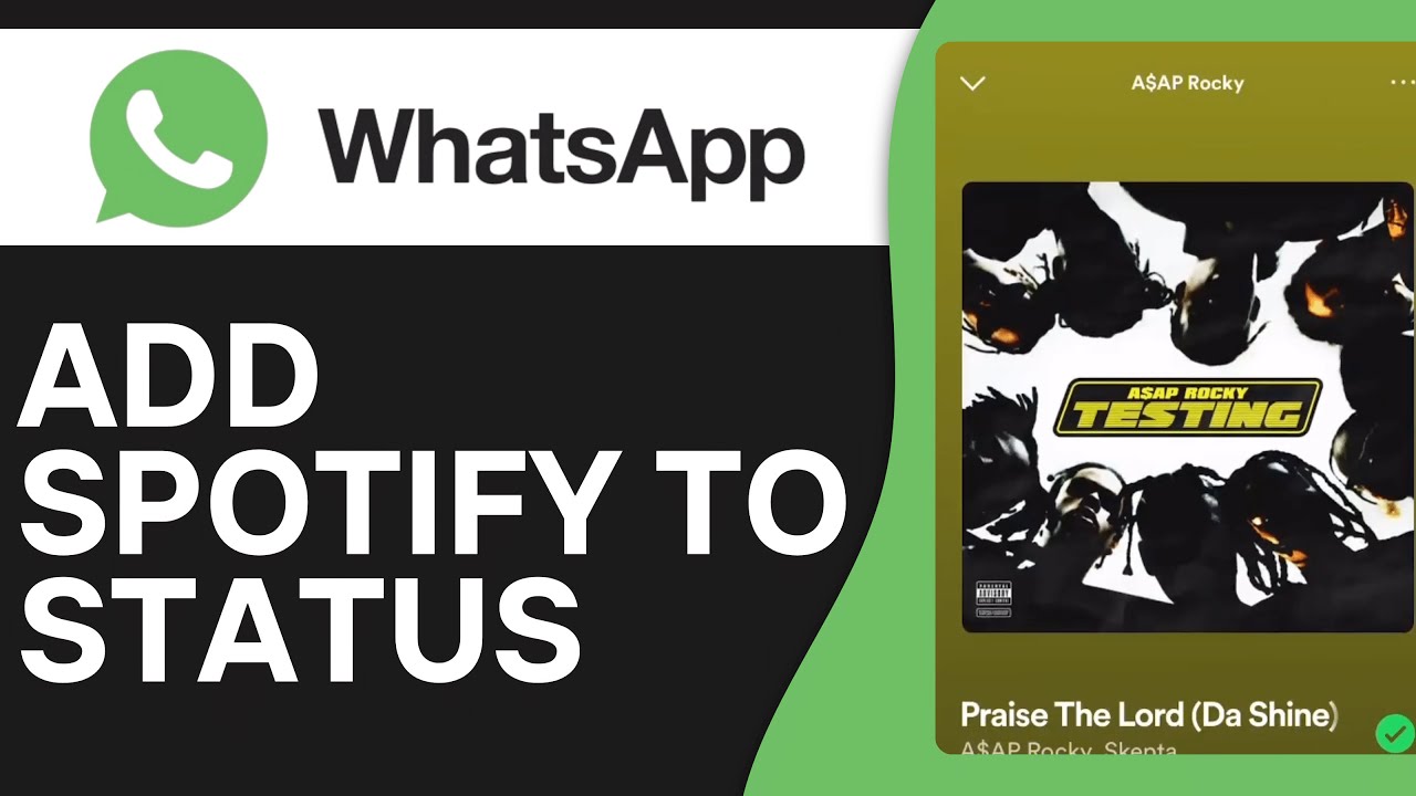 Как поставить музыку из Spotify в статус WhatsApp (2026)