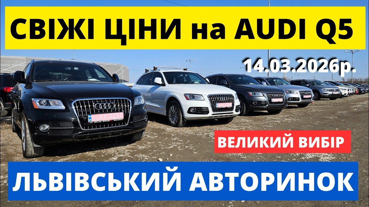 СВІЖІ ЦІНИ НА AUDI Q5 / ЛЬВІВСЬКИЙ АВТОРИНОК 14.03.26р #автопідключ #audiq5 #автопідбірльвів