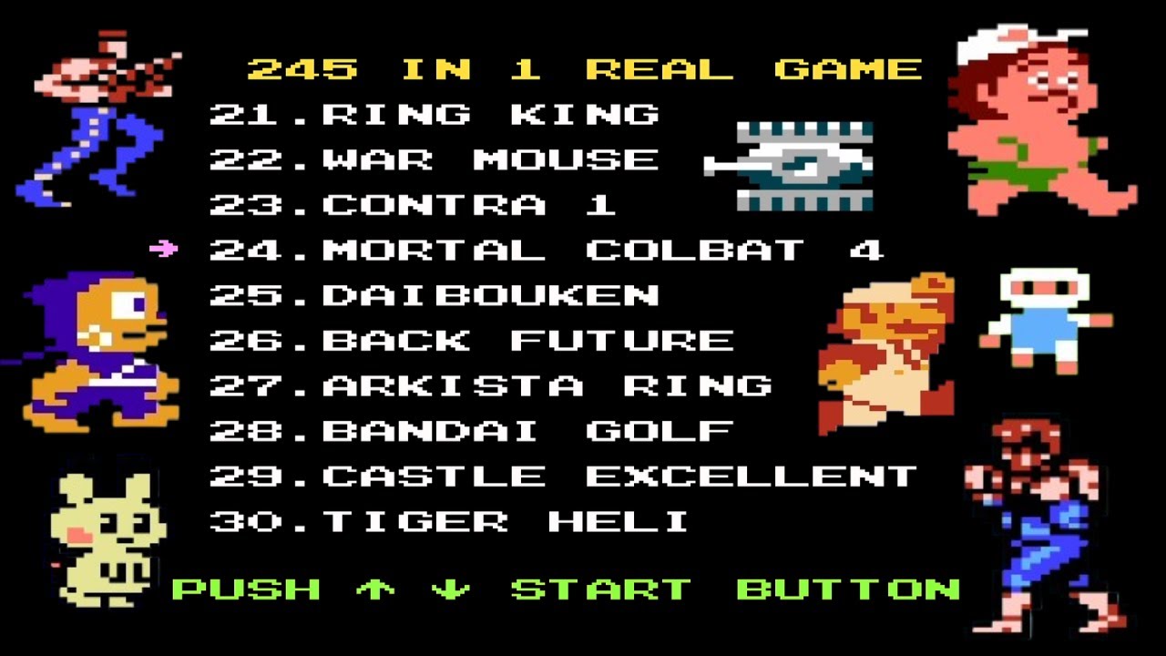 NES 245 in 1 Gameplay : Best Retro Games Part 3