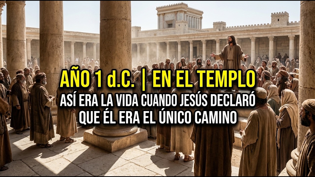 Año 1 d.C. | Así Era la Vida en el Templo el Día que Jesús Declaró que Él Era el Único Camino
