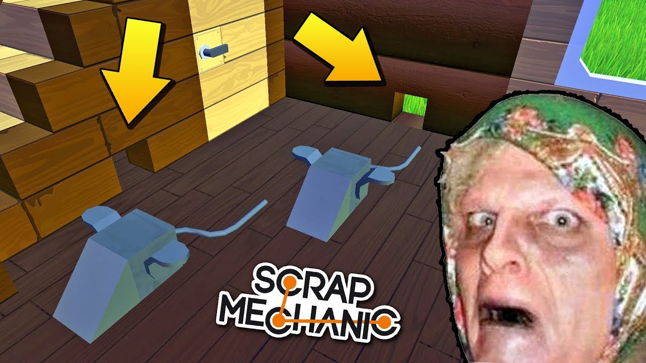 В БАБКИНОМ ДОМЕ ЗАВЕЛИСЬ МЫШИ !!! МУЛЬТИК в СКРАП МЕХАНИК !!! Scrap Mechanic !!! МУЛЬТИК в СКРАП МЕХ