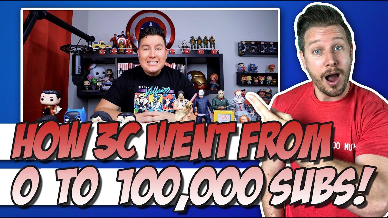 How to Grow From O to 100,000 Subscribers on YouTube! (3C's YouTube Story)