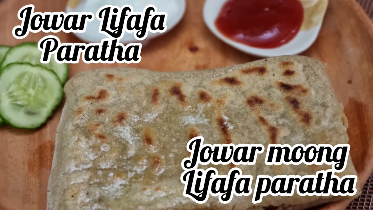 Jowar Lifafa paratha|Jowar moong Lifafa paratha|Healthy paratha|Healtholic