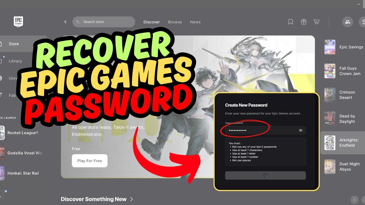 How To FIND Your Epic Games Password & Reset It Fast!