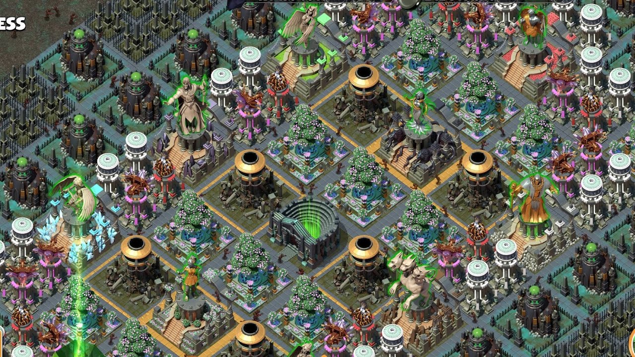 Underworld Attack Strategy || Attacking Harpies bases with underworld Gods || Gods of Olympus