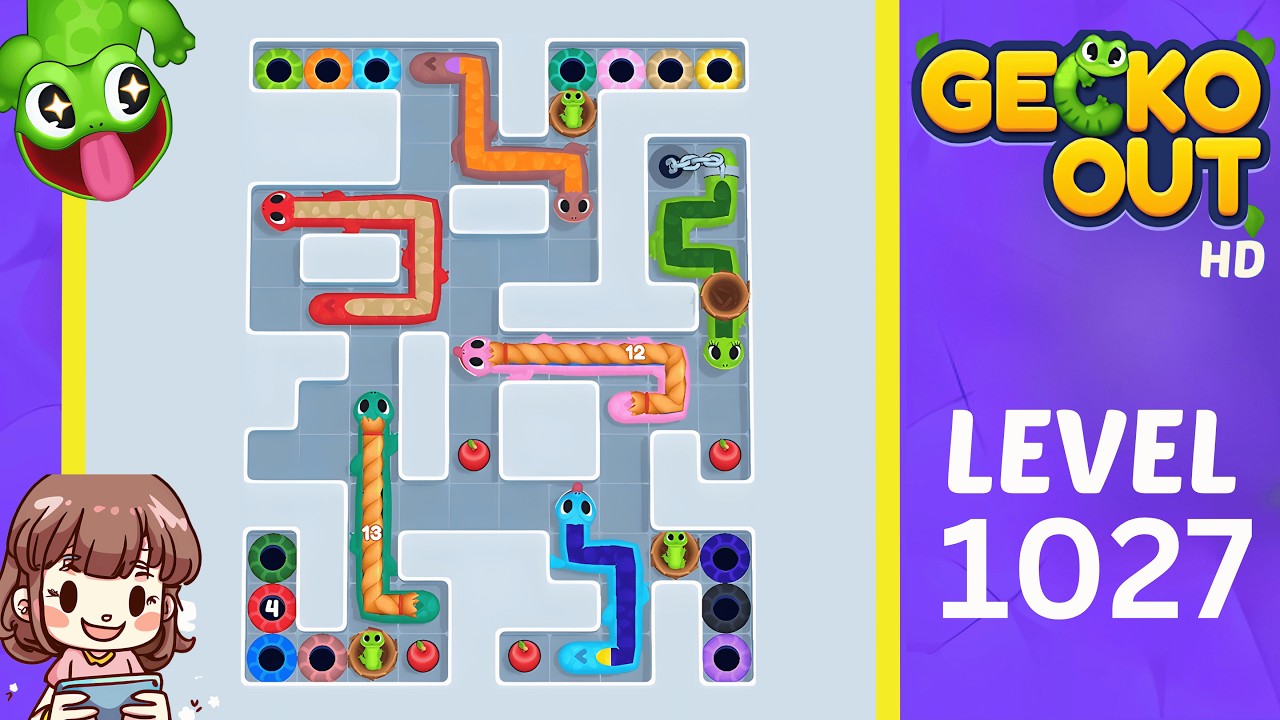 Gecko Out Level 1027 Solution Walkthrough
