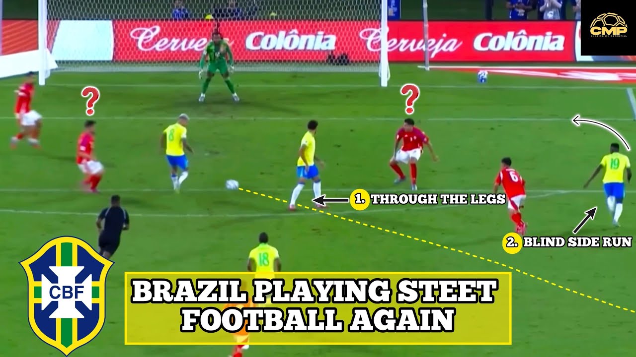 Brazil brought street football back vs Chile | Fast thinking at its finest 
