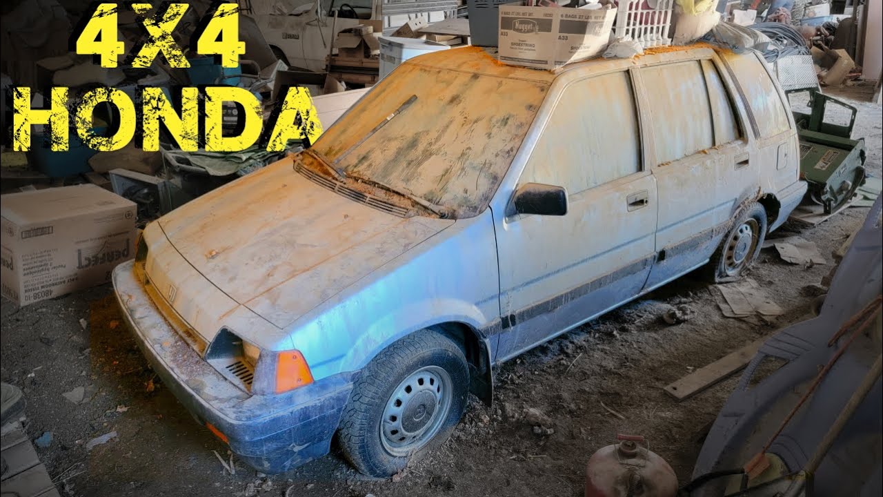 ABANDONED 4x4 Honda Civic - Will it Run After 20+ YEARS??