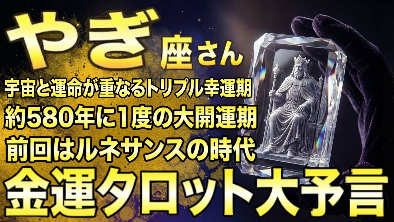 やぎ座♑️タロットが語った！魂が震えるほど強烈な展開が始まる！※8秒以内に再生しないと幸福がすり抜けます【2026年3月運勢】