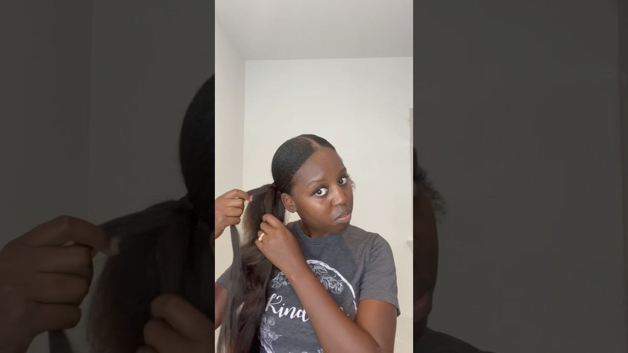 How to Attach Braiding Hair to a Ponytail | Easy Braid Tutorial #braidtutorial #protectivestyles