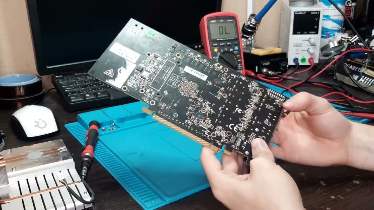 Elégett PCI-e csatlakozó | RX570 újjáélesztés