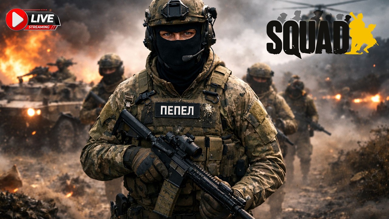 Военный симулятор Squad | Настоящая командная игра — прямой эфир
