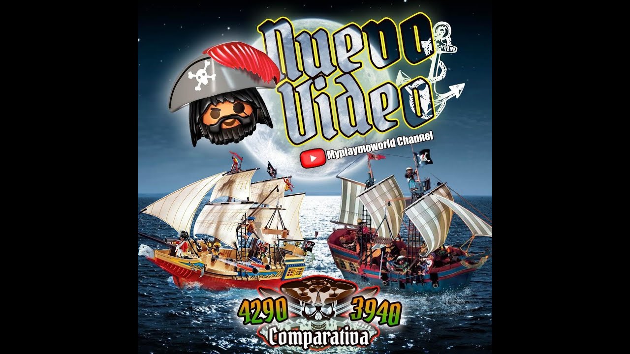 COMPARATIVA BARCO PIRATA PLAYMOBIL 3940 vs BARCO PIRATA PLAYMOBIL 4290