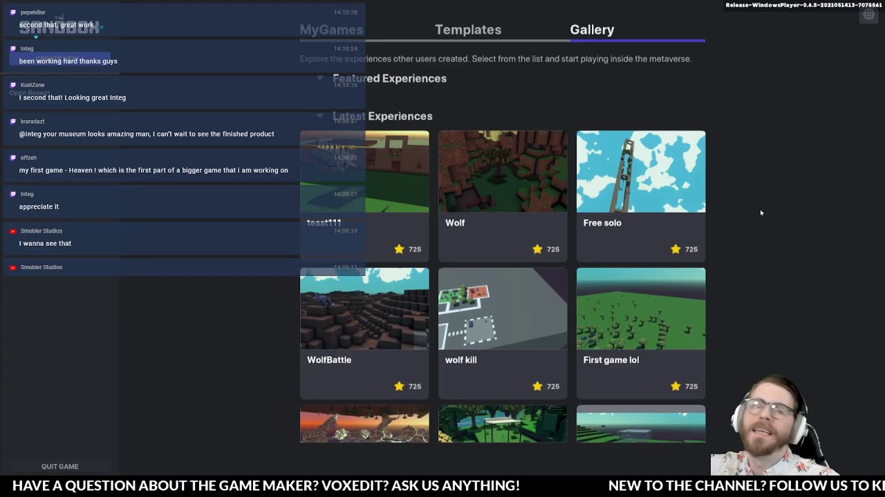 Playing Your Games with The Sandbox Game Maker - The Sandbox Wednesday Stream
