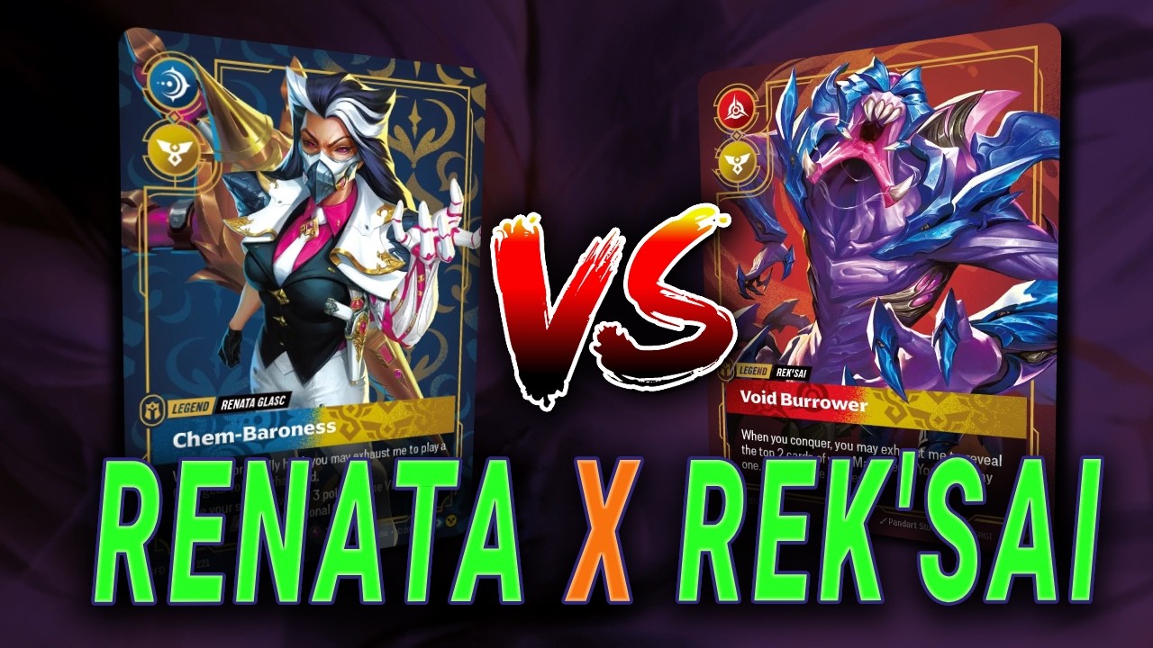 Yellow Rek'sai legend is wild! Interesting deck