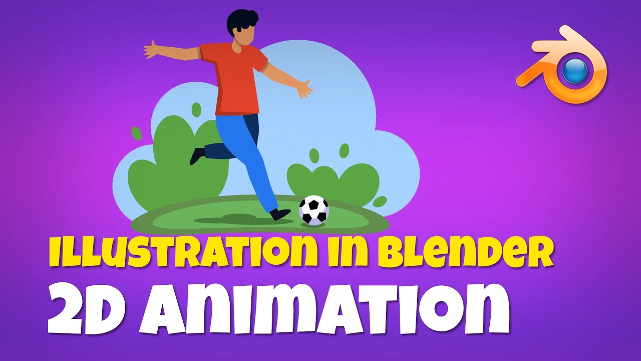 How about creating an illustration in Blender 2.9 Grease Pencil. 2D Animation
