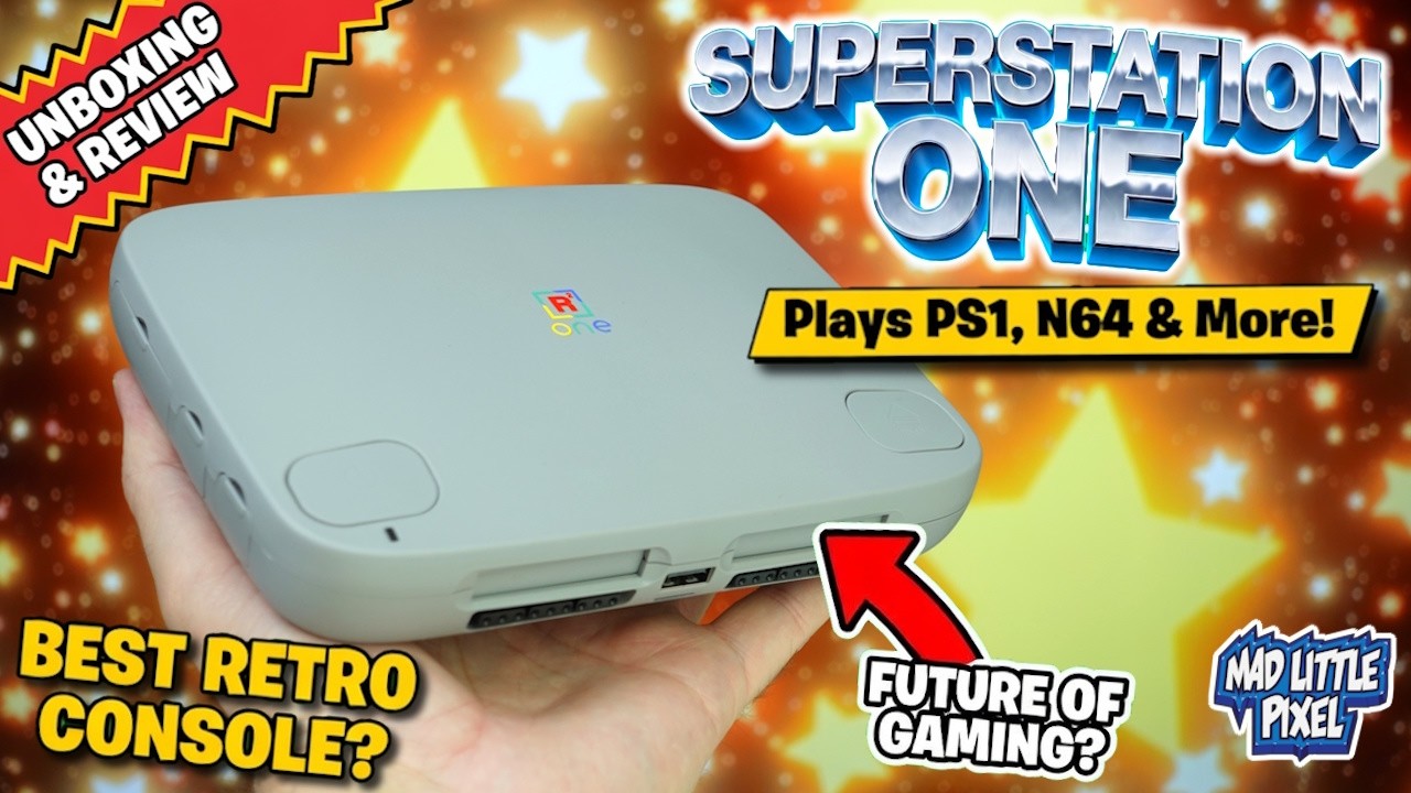 Это будущее ретро-игр! Распаковка и обзор SuperStation One.